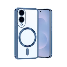 Samsung Galaxy S25 Uyumlu Edge Kross Magneticsafe Kapak - Sierra Blue