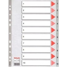Esselte Seperatör 1-10 Rakamlı Ayraç