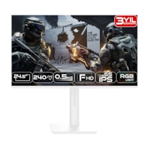 Fazeon X25f240pw 24.5" 240hz 0.5ms Beyaz Pivot Gaming Monitör