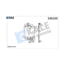 Turbo Radyatörü Intercooler Clıo Iı 1.5dcı Al/pl/brz 345x370x27 Kale Radyatör 8200252209