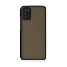 Samsung Galaxy Uyumlu A03s Kılıf Montreal Silikon Kapak C7786 Siyah
