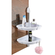 Zhlhome 2li Lüx Banyo Köşelik Banyo Düzenleyici Beyaz