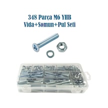 348 Parça M6 Yhb Vida+Somun+Pul Seti
