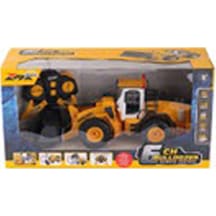Sunman Oyuncak İş Makinesi 1/24 Uzaktan Kumandalı Buldozer Dc.f/f Işıklı 6ch 3.7v.usb 40mhz.