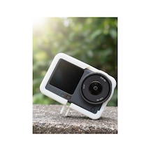 Djı Osmo Action 6 Uyumlu Yumuşak Çerçeve Kılıf - Tüm Gopro Aksesuarlarıyla Uyumlu Beyaz
