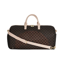 Soray Ground Boujee Strap Duffle Çanta, Şık Ve Fonksiyonel Kahverengi