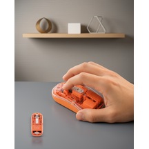 Şeffaf Kablosuz Mouse Bluetooth Sessiz Tıklama Diğer
