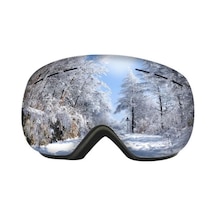 Schulzz UV400 Korumalı Antisis Özellikli 3 Katmanlı Aynalı Snowboard Kaya Gümüş