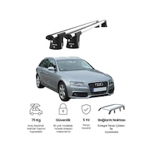 Trio-ıı Audi A4 Avant 2008-2011 Kilitli Ara Atkı 120cm Port Bagaj Tavan Barı
