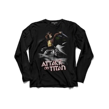 Attack On Tıtan Titana Saldırı Manga Anime 2 Uzun Kollu Tişört (509316277)