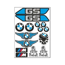 Gogo A4 Sticker Bmw Gs Dakar Tek Paket Çoklu Sticker