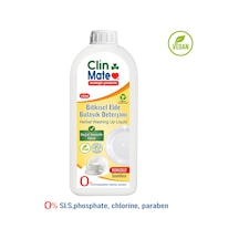 Clinmate Ekolojik Bitkisel Elde Bulaşık Deterjanı Kokusuz 750 ML