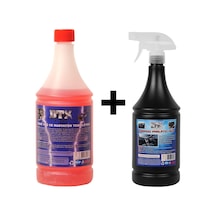 Ağır Yağ Ve Radyatör Temizleme Sıvısı 1 Lt & Torpido Parlatıcı Süt 500 Ml
