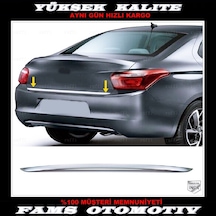 Peugeot 301 Krom Bagaj Alt Çıtası 2012 Üzeri P.Çelik N11.2939