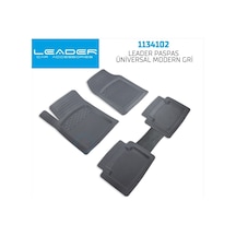 Hyundai Getz 2006-2011 Kesilebilir Uyumlu Üniversal Modern Gri Havuzlu Oto Paspas Takımı