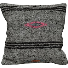 Zehra Abla Halı Yeni El Dokuma Dekoratif Kilim Kırlent Yastık Kılıfı 6824 Çok Renkli