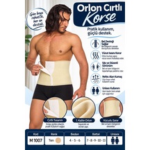 Orlon Cırtlı Korse Unisex Bel Ve Karın Destek Korsesi M 1007 - Rylks Diğer