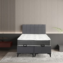120x200 Baza Comfort Yatak Haki Başlık 3'lü Set Konuma Özel Teslimat