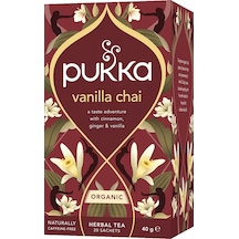 Pukka Vanilla Chai Bitki Çayı Bardak Poşet Çay 20 Adet Pukka Vanilla Chai Bitki Çayı Bardak Poşet Çay 20 Adet