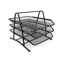 Ganzhoushop Metal Saklama Bölmeleri, Ofis Masası Düzenleyici, Belge Çekmeceleri, Düzenleyici Ağ, Ofis İçin Çekmece Düzenleme Sistemi, Siyah