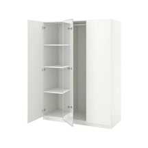 Ikea Beyaz Ferah Kapaklı Gardırop Beyaz-ayna