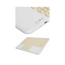 Ceylan Adam Profesyonel Wifi Q Klavye Bluetooth Klavye Touchpad 10.8 Inç