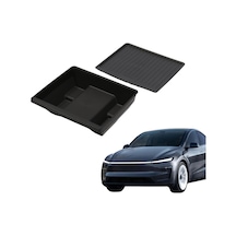 Tesla Juniper Ön Koltuk Arkasına Takılan Kapaklı Saklama Alanı Siyah