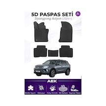 Ssangyong Actyon 2024+ Araca Özel Havuzlu "karbon" Paspas Takımı
