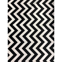 Enesar Home Zikzak Desen Dijital Baski Döşemelik Kumaş 100 x 140 cm