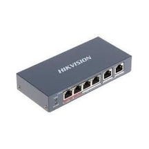 Hikvision DS-3E0106P-E-M 4 Portlu 10-100 4 Port Poe 35 W Hızlı İnternet Switch