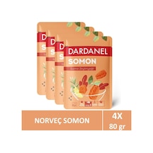 Dardanel Zeytinyağlı Somon Poşet 80 Gr 4 Adet