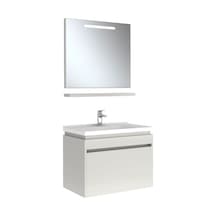Kale Idea 2.0 80 Cm Parlak Beyaz Tek Çekmeceli Banyo Dolabı Takımı