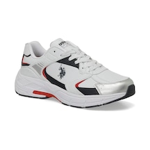 U.S. Polo Assn. Felix 4Pr Erkek Beyaz-Lacivert-Kırmızı Sneaker Ayakkabı-Beyaz