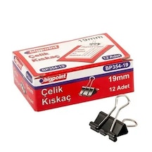 Bigpoint Çelik Kıskaç Siyah 19 Mm