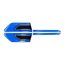 Mavi 1 Çift Şerit Yansıtıcı Bant Karbon Fiber Tahıl Kendinden Yapışkanlı 3d Doku Yüksek Parlaklık Isıya Dayanıklı