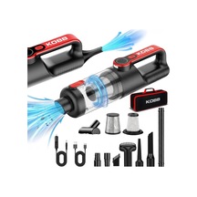 Kobb Kbv20 12volt/ Li-ion Şarjlı Kömürsüz Motor Hibrit Araç Süpürgesi + 8 Parça Aksesuar Seti + Taşı
