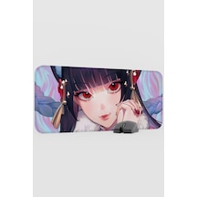 Yun Jin Genshin Impact Anime Oyuncu V5 - 70x30 Xl Gaming Mouse Pad Fare Altlığı