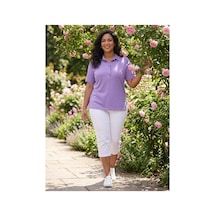 Hanezza Polo Yaka T-shirt Lila - 35199535 Lila