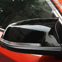 ŞüsCarOto BMW F30-F32-F20 2012-2018 Batman Yarasa Ayna Kapağı Piano Black ABS Plastik (00)