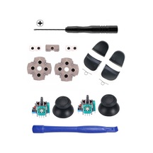 Ps5 Versiyon 1 Analog Motor Topuz İç Lastik Tetik Seti Tornavida Ayırıcı Set Ps5 Kol Tamiri Siyah