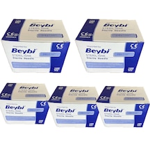 Beybi 21 G X 11/4" Steril Yeşil İğne Ucu 100 Adet 5 Kutu