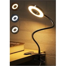 Gaman 9 Mod Led Çok Fonksiyonlu Akrobat Masa Lambası Şiddeti Ayarlanabilir 3 Farklı Işık Rengi Usb Girişli Siyah Çok Renkli