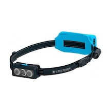 Ledlenser Neo9r Şarj Edilebilir Koşu Kafa Feneri Unisex Mavi Fener - Mavi Gri - Turuncu