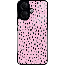 Vivo V60 Lite Pembe Benek Tasarımlı Glossy Telefon Kılıfı Çok Renkli