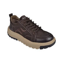 Guja Nubuk Deri Hafif Taban Erkek Spor Ayakkabı Sneaker Gj-25k552 Kahve Nubuk Kahverengi