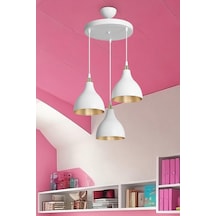 Ag Lightdesign Beyaz Sarkıt Avize Salon Mutfak Koridor Yatak Odası Lamba 18 Agnm110 Diğer