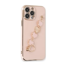 Apple iPhone Uyumlu 14 Pro - Kılıf Esila Silikon - Pudra