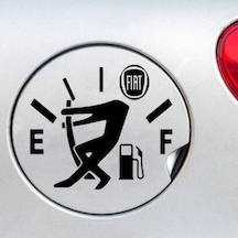Fiat Yakıt Deposu Kapağı Oto Araba Sticker Çıkartma