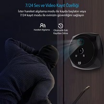 Powermaster Pm-24933 Akıllı Çelik Kapı Dürbünü Zili