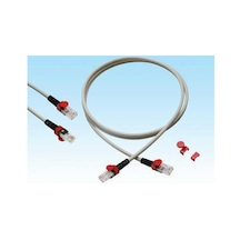 Hcs T06-00420-106 Utp Cat 6 Ls0H Patch Cord Gri-Kırmızı 1 Mt.